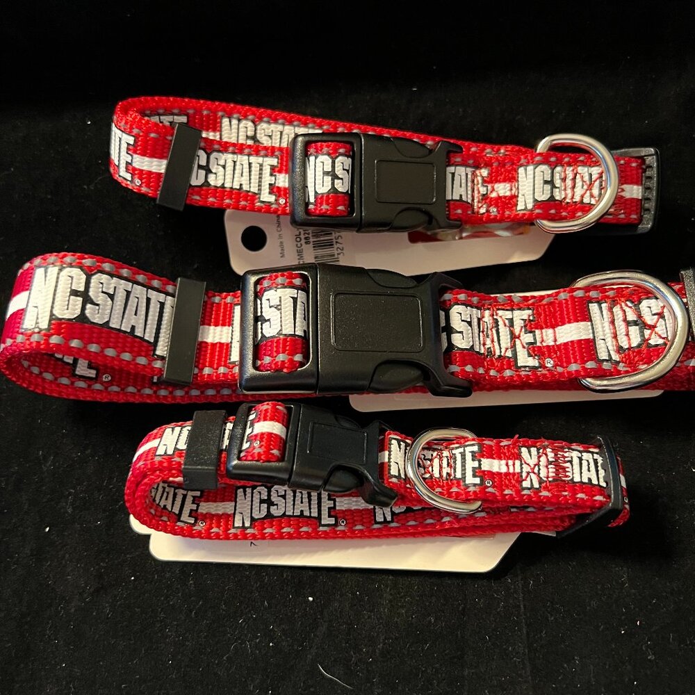 Pup Rally North Carolina State Wolfpack Reflective Collar NWT Various Sizes